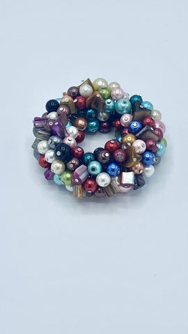 multi coloured expanding bracelet 