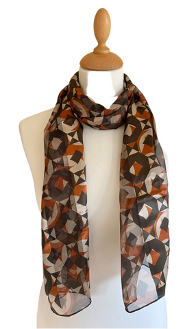 Abstract design scarf
