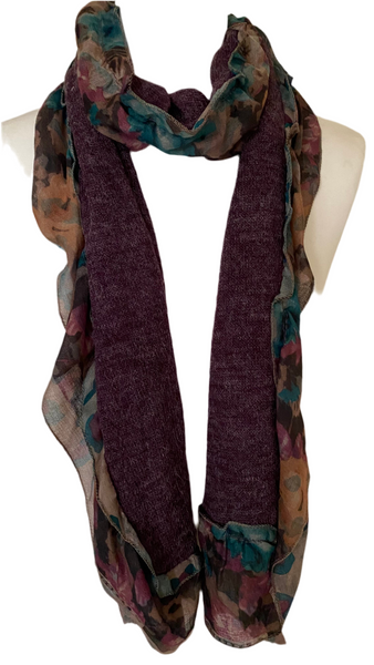 Super soft stylish scarf in amethyst