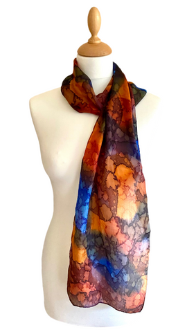 Luxurious super soft silk scarves