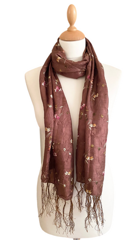 Chestnut brown scarf