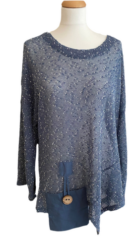 Slip over long-sleeved top