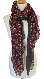 Chic heart design scarf