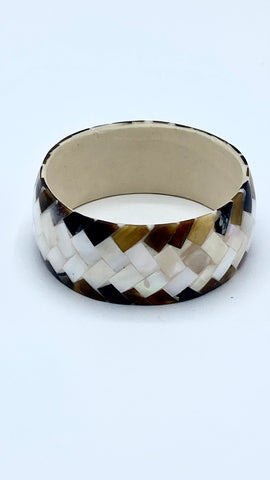 Faux mother of pearl bracelet