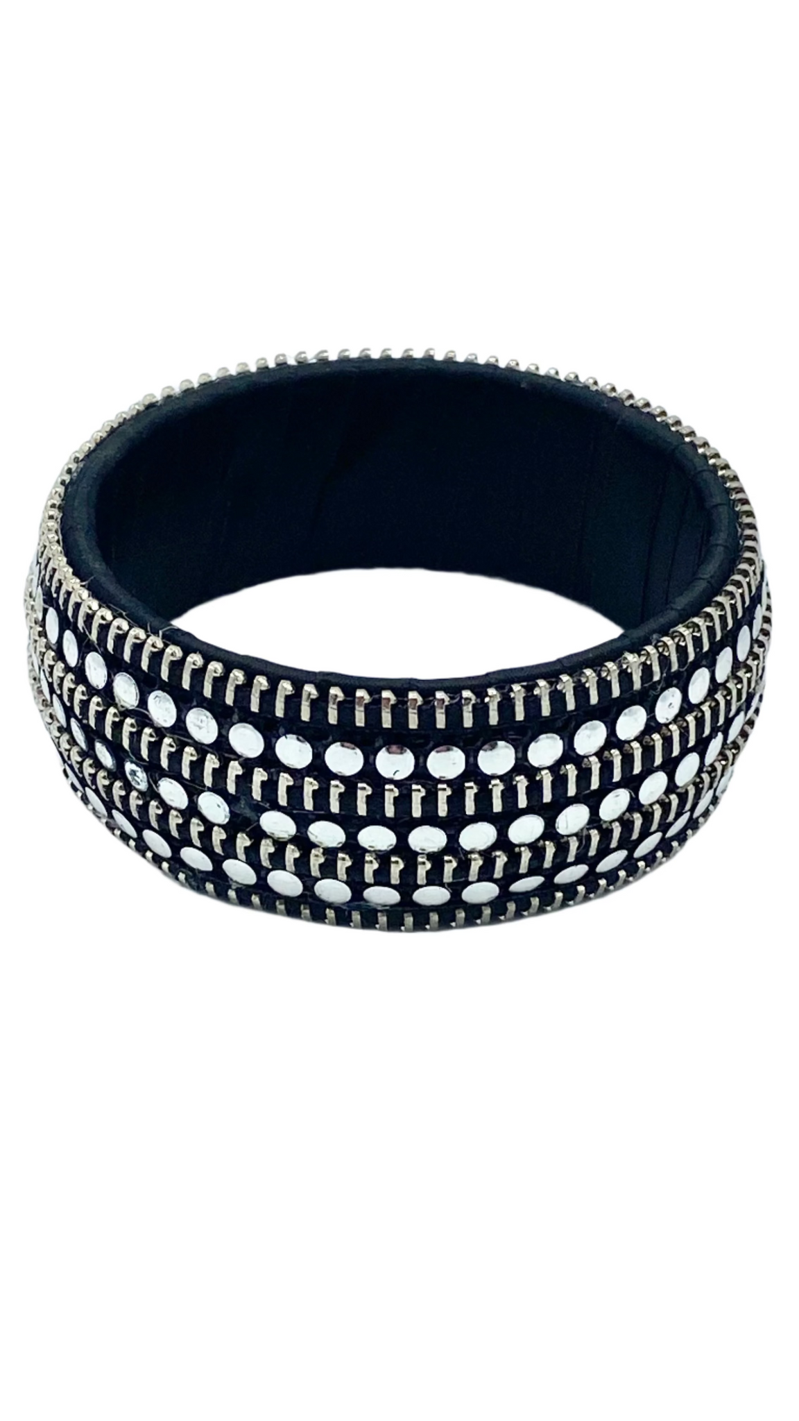 Monochrome statement bracelet