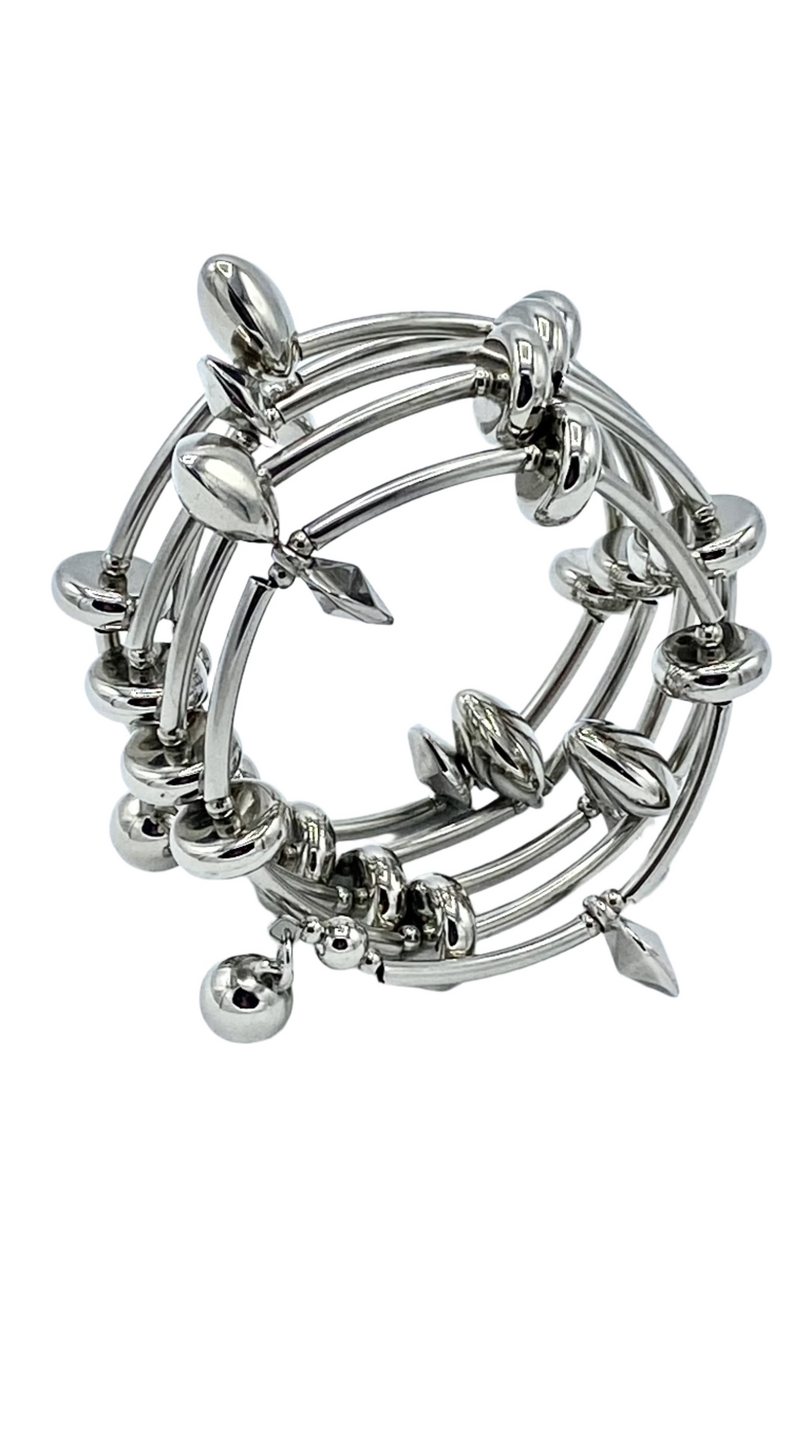 Expanding spiral bracelet