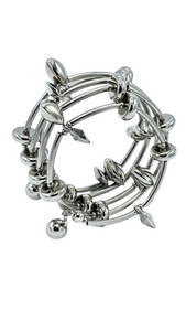 Expanding spiral bracelet